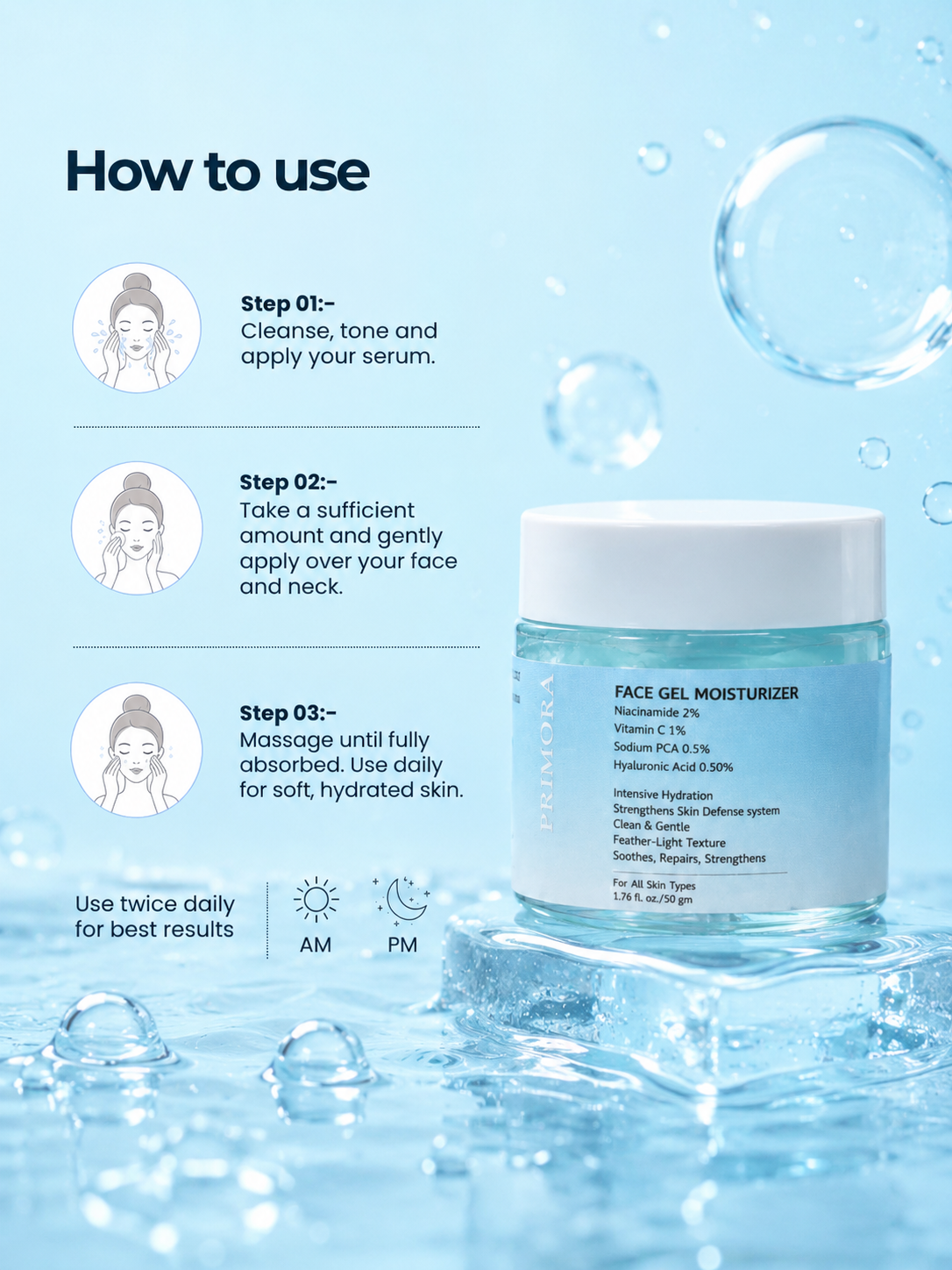 Face Gel Moisturizer