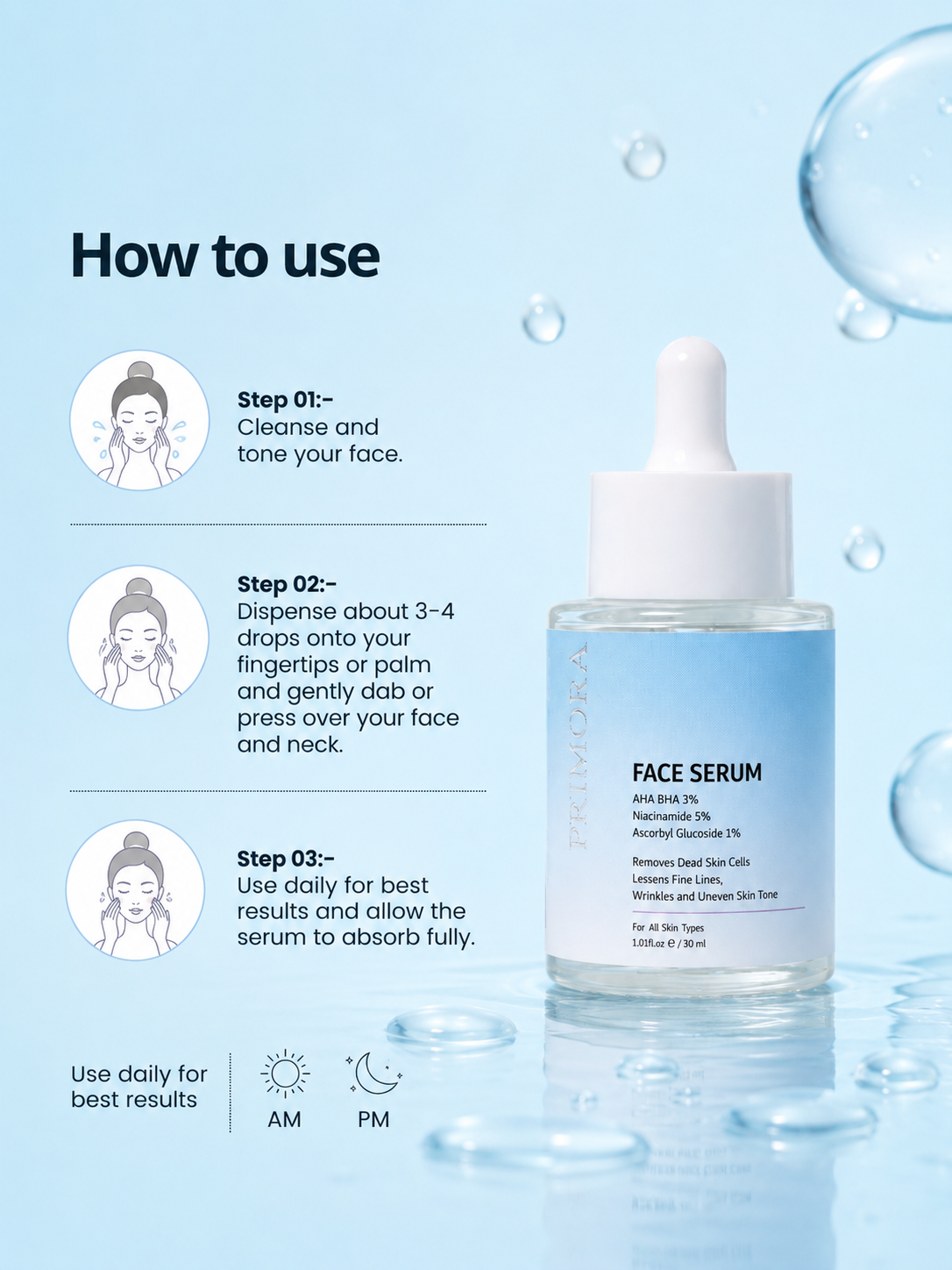 AHA BHA Face Serum
