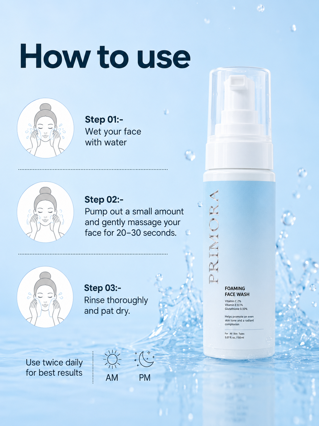Foaming Face Wash