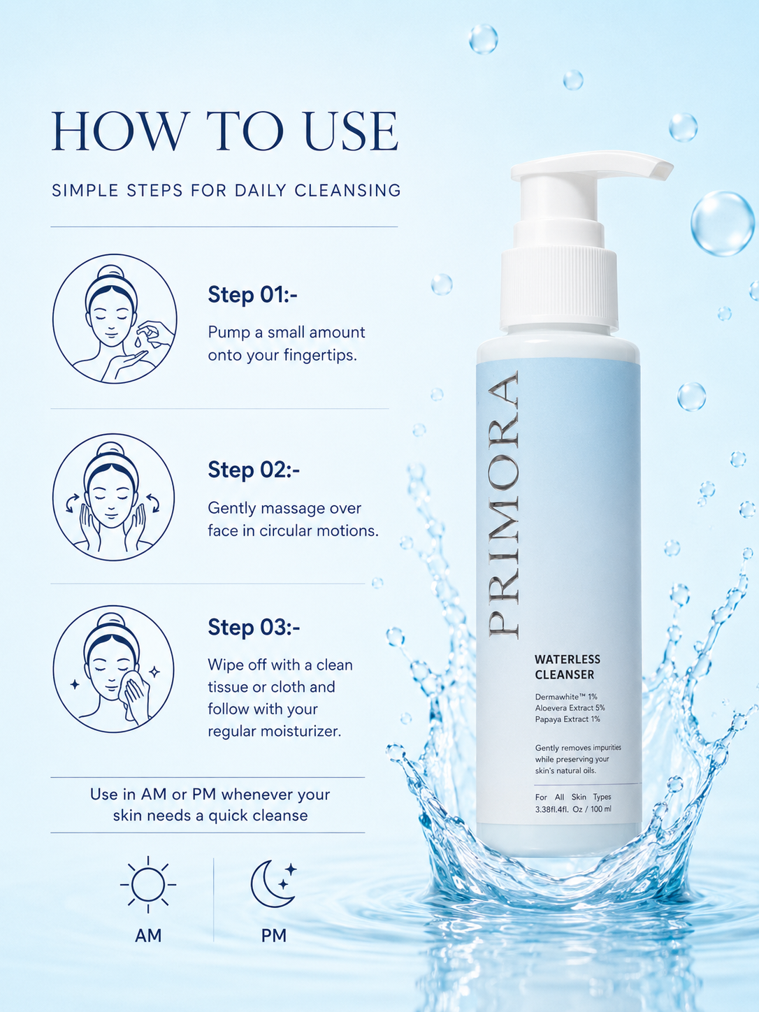 Waterless Cleanser